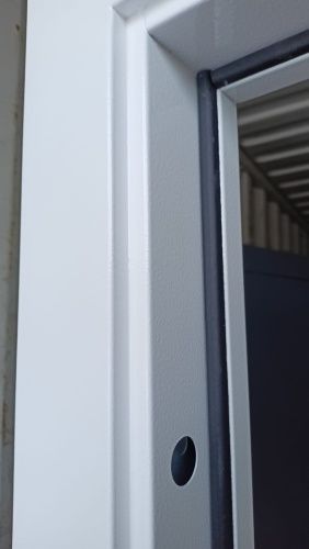 Белая входная дверь Z-1 White 1900мм металл-металл фото 14